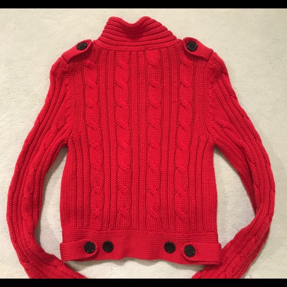 BEBE 100% Wool Button Cardigan - Picture 5 of 6